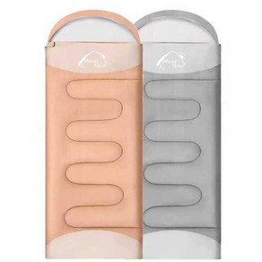 경량침낭 캠핑 백패킹 구스다운 사계절 차박 동계, 베이지-1.3kg(여름)+파우치