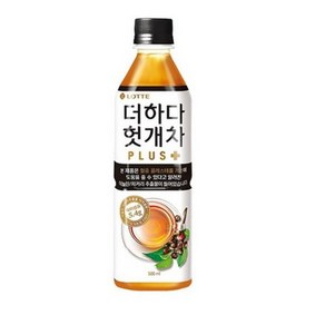 롯데칠성 더하다 플러스 헛개차, 500ml, 12개