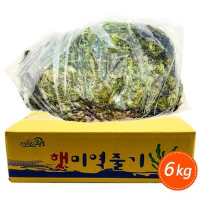 완도 햇 미역줄기 6kg 염장, 1개