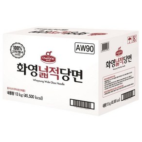 쉐프원 화영 넓적당면 13kg, 1개