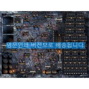 BRASS 버밍엄 랭커셔 보드게임 고화질 플레이매트 플레이어매트, 영어, 랭커셔 60x60 + 플래이어매트 4장, 1개