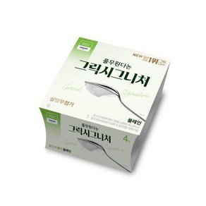 풀무원 다논 그릭시그니처 컵 플레인 (80gx4입), 320g