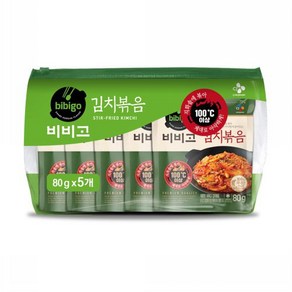 비비고 김치볶음 80Gx5입 1개 (신선식품), 5개, 80g