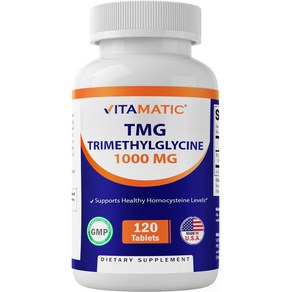 Vitamatic 트리메틸글리신 1000mg 태블릿 120정, 1개