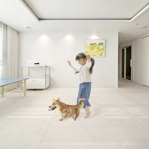콩콩매트 TPU/레더필 1200 셀프 시공 거실 아기 놀이방 층간소음매트 120cm 정사각 퍼즐매트, 샌드베이지(사이드), 1개