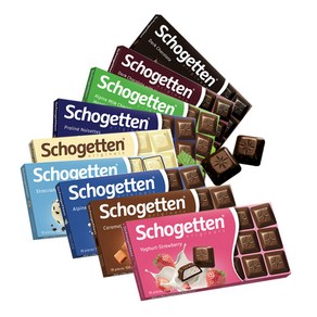 쇼게튼 쉘 초컬릿 100g 10종 모음 Schogetten oiginal Chocolate, 1개