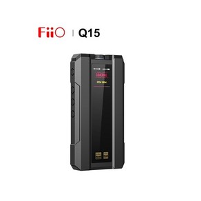 FiiO Q15 블루투스 DSD Apple iPhone 컴퓨터 휴대용 앰프 휴대 전화 HIFI 디코딩 올인원 기계, 검은 색