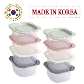 [국내생산] 온더밥 전자레인지용 냉동밥용기 300ml x 8개