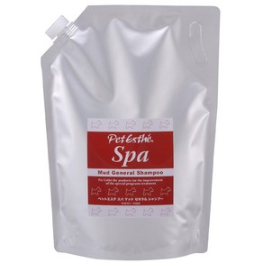 펫에스테 스파 머드 제너럴 샴푸 3000ml 리필용 Pet Esthé 대용량 업소용, 1개, 3L