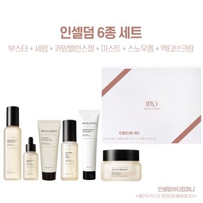 <본사정품QR코드부착> 인셀덤 6종 세트상품 폼클렌저+더마톨로지 부스터+세럼+액티브 크림+밸런스젤+오일미스트 (인셀덤라이프), 1세트