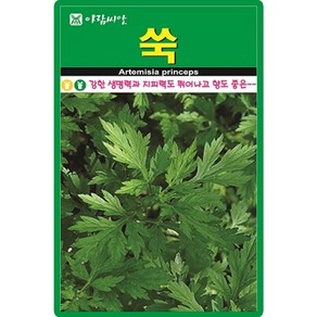 아람종묘 쑥 씨앗 1만립, 1개