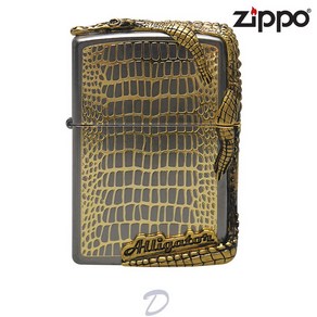 ZIPPO 지포라이터 Alligato_GD 귀여운납작악어 정품