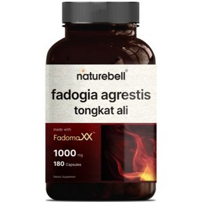 MAPEinc Fadogia Agestis 추출물 600mg 통캇 알리 복합 400mg 최적의 복용량 20:1 인도네시아 스틱 알리(롱잭) 함유 90인분, 180정x1개, 1개, 180정