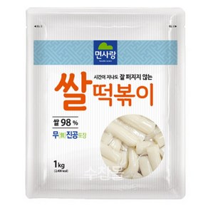 면사랑 쌀 떡볶이떡, 1kg, 6개