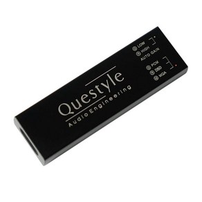 Questyle M12 Po Hi-Fi 디코더 DAC/헤드폰 앰프 ESS ES9281AC DAC 및 전류 모드 증폭(CMA) 포함 - 고해상도 오디오 강력한 출력 USB 타입, 블랙, 99