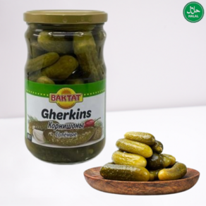 Baktat Ghekins Tukish Style (Pickled) 터키 브랜드 바카트 절임 오이 (거킨스), 1개, 640g