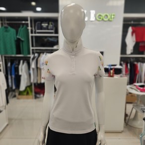 [엘르골프] 23 여성 여름(이월) ECO 카라 반팔 티셔츠 6I45217100
