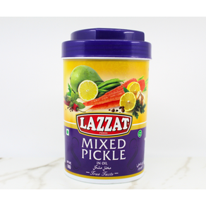 Lazzat Mixed Pickle in Oil True Taste 라자트 혼합 피클 오일 진정한 맛