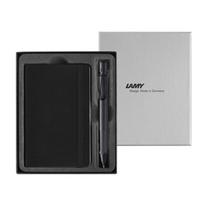 LAMY 사파리 샤프 매트블랙 + 노트 기프트 세트, 0.5mm, 1세트