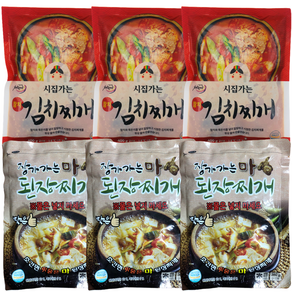 시집가는청국장 참치김치찌개400gx3 장가가는 된장찌개 380gx3, 3개, 400g