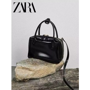 ZARA 자라 가방 보스턴 사각 토트 핸드 싱글 숄더 크로스 백