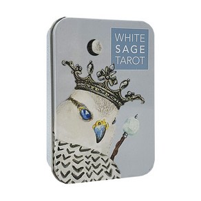 [틴케이스] 화이트 세이지 타로카드 White Sage Tarot Tin [주머니증정] 직수입정품