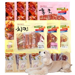 홈쿡 강아지 간식 400g, 오리탱글이, 3개