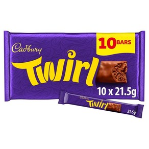 영국 캐드베리 Cadbuy Twil Chocolate Ba 트월 초콜릿 바 10개입, 2개, 215g