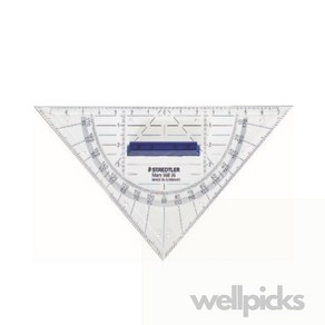 스테들러 손잡이삼각자 16CM