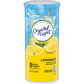 [미국직배송]크리스탈 라이트 레모네이드 드링크 믹스 6pk Cystal Light Natual Lemonade Dink Mix-6pk, 90g, 6개, 6개