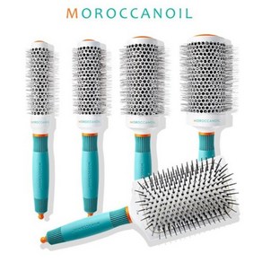 [공식수입원] 정품 모로칸오일 세라믹 브러시 Moroccanoil Ceramic Brush 대왕 롤브러시 세라믹브러쉬 패들브러시 대왕롤빗 전문가용 드라이빗 :세트구매시 사은품증정