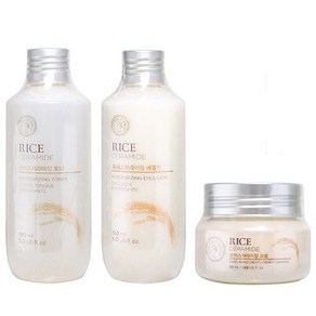 더페이스샵 라이스&세라마이드 모이스처라이징 3종세트 (150ml+150ml+50ml), 1개