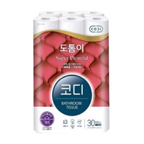 코디 도톰이 3겹 화장지 30m, 1개, 30롤