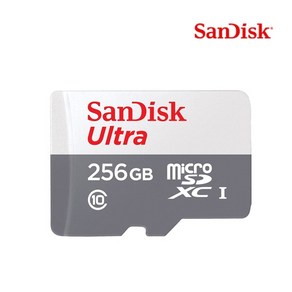 샌디스크 울트라 마이크로 SD 카드 QUNR 블랙박스 스마트폰 외장 메모리 카드 16GB 32GB 64GB 128GB 256GB 512GB, 1개