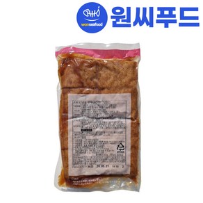 원씨푸드 초밥용 사각조미 유부초밥 40매 900g, 1개