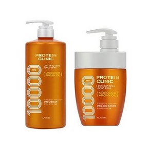 [KT알파쇼핑]엘라스틴 프로틴 클리닉 고양양 샴푸 1000ml + 트리트먼트 700ml, 1개