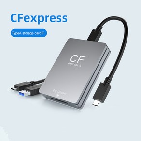 메모리 SD 카드 리더기 2 in 1 CFexpess B 타입 USB C에서 C/A 케이블로 지지대 안드로이드 윈도우 맥 OS SLR용, [03] CFexpess Type A, 03 CFexpess Type A