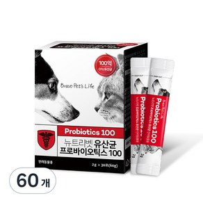 식스스텝 반려동물 프로바이오틱스 100 유산균, 30회분, 장건강/유산균, 2개