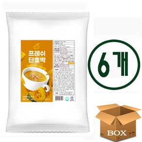 대호 프레쉬 단호박 한끼 식사대용 자판기용 단호박차, 6개, 900g