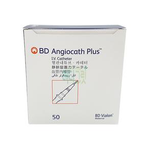 비디 정맥카테타 22G 25mm 50개입 / 엔지오 카테터 angio IV I.V Cathete, 1개