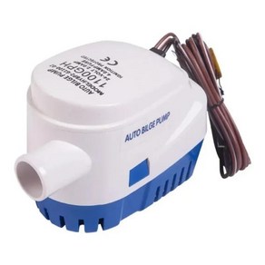 자동 보트 빌지 펌프 자동 DC 잠수정 전기 워터 펌프 소형 12 볼트 펌프 600gph 750gph 1100gph 12 V, 03 black 12 Volt_01 600gph, 1개