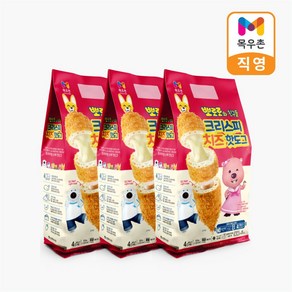 목우촌 뽀로로와친구들 크리스피 치즈 핫도그 320g(4개입), 3개, 320g