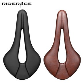 RIDERACE PU 가죽 패드 무통 클래식 전립선 보호 안장