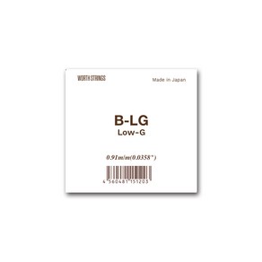 Woth 워스 우쿨렐레 프리미엄 카본 스트링 일본정품, B-LG (로우쥐낱선), 1개