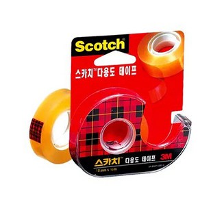 쓰리엠 다용도 테이프 디스펜서 581 18mm x 15m, 혼합 색상, 12개입