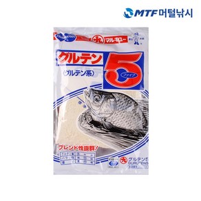 마루큐 글루텐5 민물 낚시 미끼 떡밥 대물 붕어, 185g, 1개