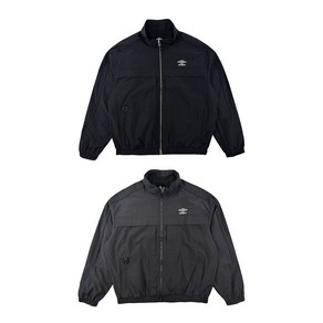 [국내매장판] 엄브로 바람막이 우븐립 하이브리드 스탠넥 웜업 자켓 DARK CHARCOAL UP121CJK17_DCH0