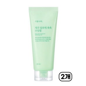 [NEW] 식물나라 제주 알로에 촉촉 수딩젤 200mL, 2개