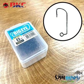 백경조침 BK-102 빅 아이 지그 훅 100pcs, 1개