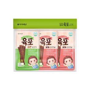 아이배냇 꼬마 육포 오리지널 30g x 2p + 쇠고기 30g 세트, 1세트